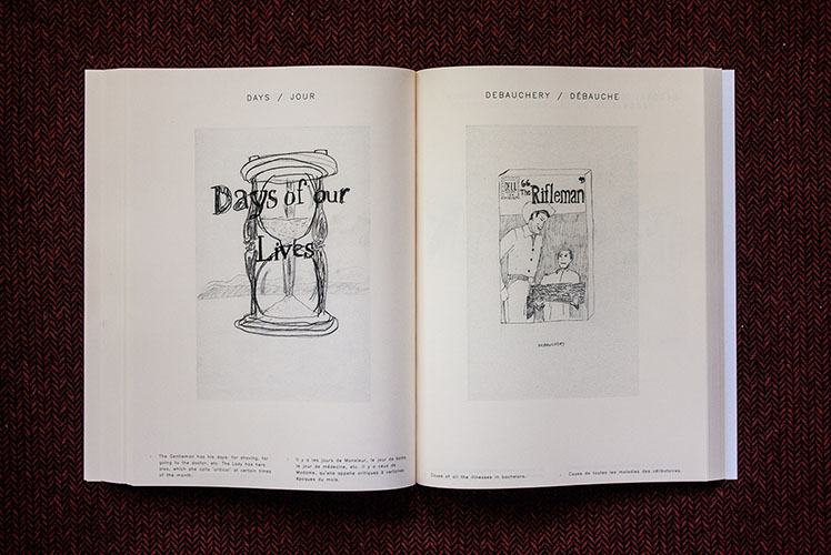 Gareth Long - The Illustrated Dictionary of Received Ideas - Spread